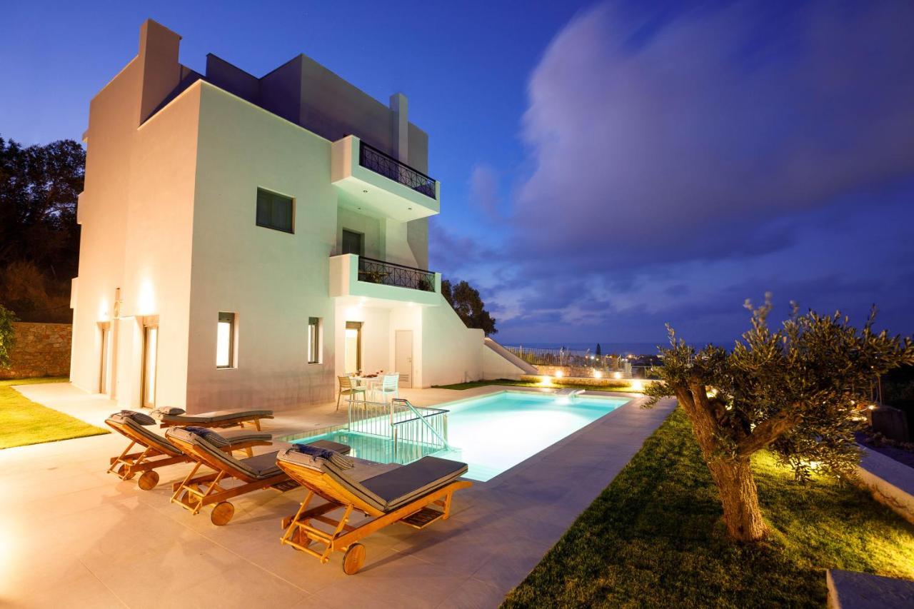 Apartment Tilio - New Apartment With Private Pool 1400M From The Beach Rethymno  Exterior photo